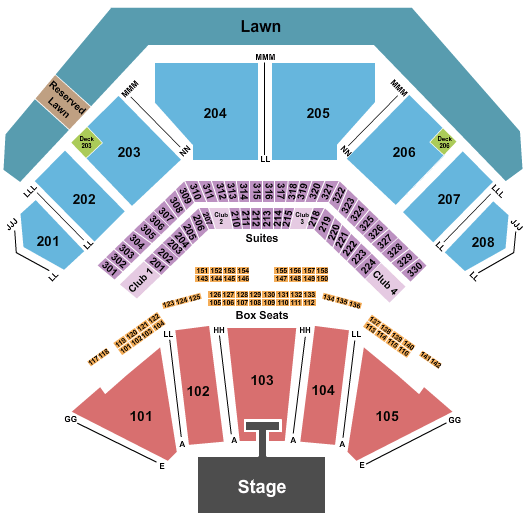 Credit Union 1 Amphitheatre Mötley Crüe Seating Chart